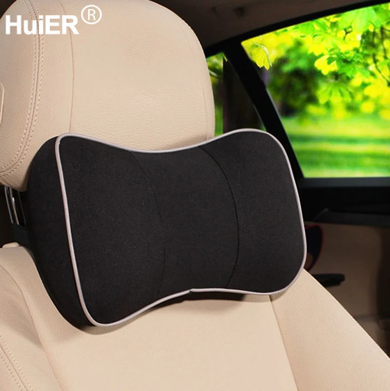 Brand New Car Neck Pillow Memory Foam Fabric Breathable Car Styling