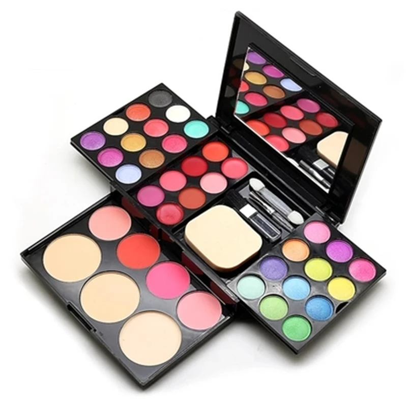 

39 Colors Makeup Set Box Professional Make Up Kit Sets Eyeshadow Lip Gloss Foundation Powder Cosmetics Maquiagem Clara Escura