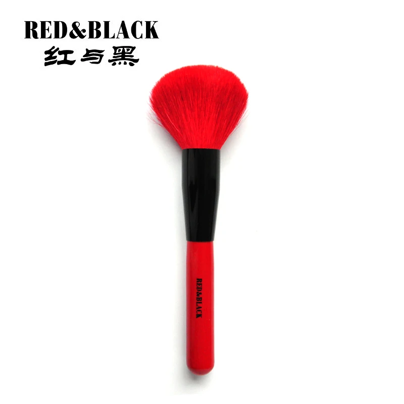 Красный и черный 4 шт. набор для макияжа Рассыпчатая пудра 5 цветов Палитра консилер невидимые поры HD хайлайтер набор пудры maquillaje профессиональный - Цвет: BL802