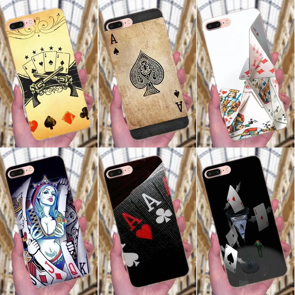 Soft Design Phone Cute Poker For Apple iPhone 4 4S 5 5C 5S SE 6 6S 7 8 Plus X XS Max XR | Мобильные телефоны и аксессуары