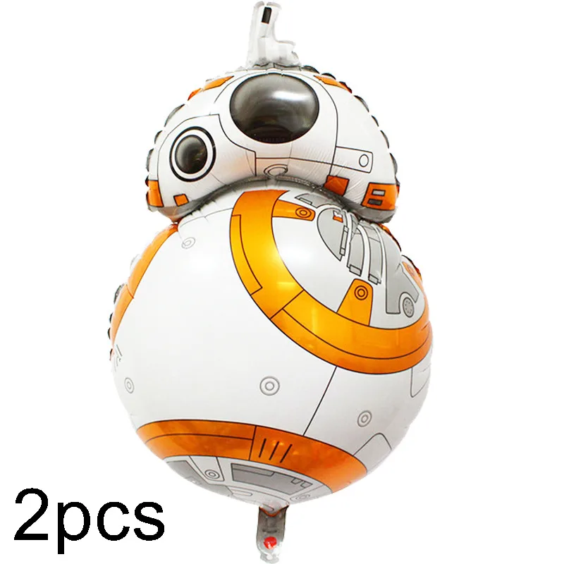 2 unids/lote star wars globos el despertar de la fuerza-globos star wars BB8 y R2D2 globos de fiesta de cumpleaños