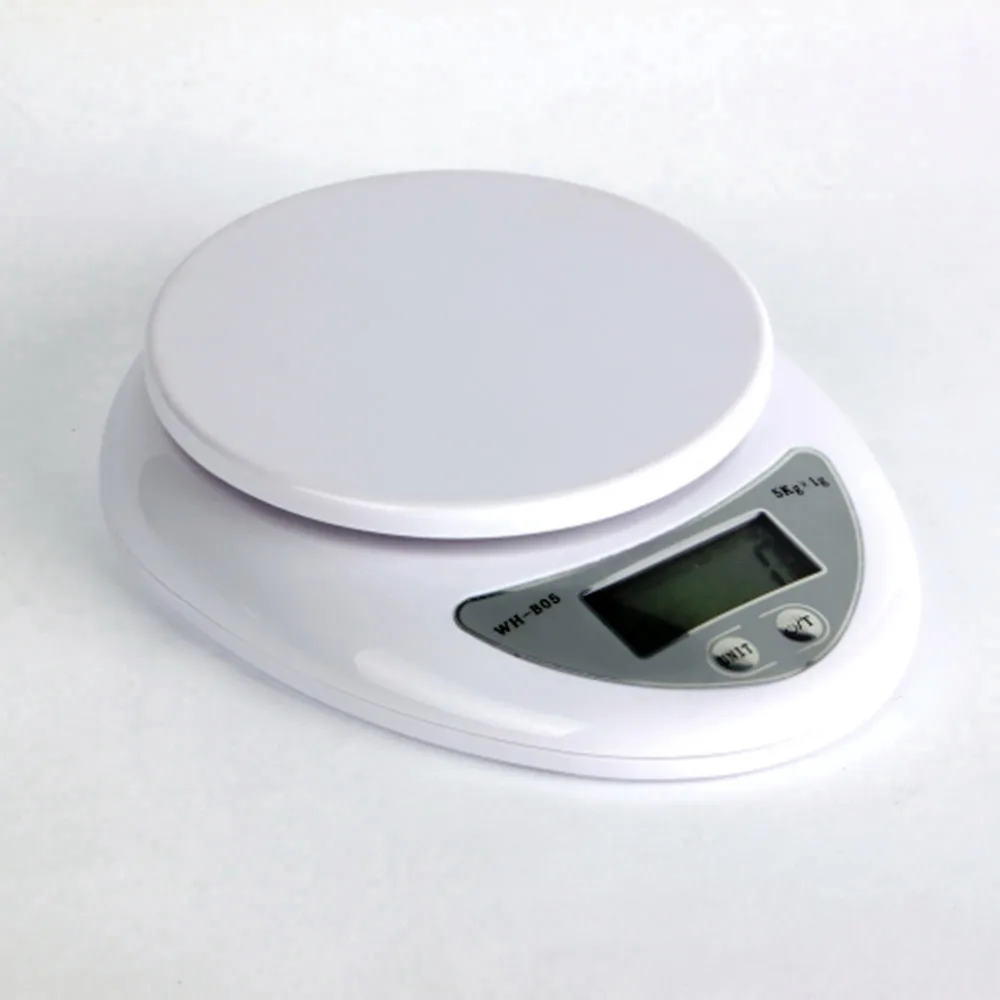 

2017 5000g/1g 5kg kitchen scales Food Diet Postal Kitchen Digital Scale scales balance weight weighting LED electronic