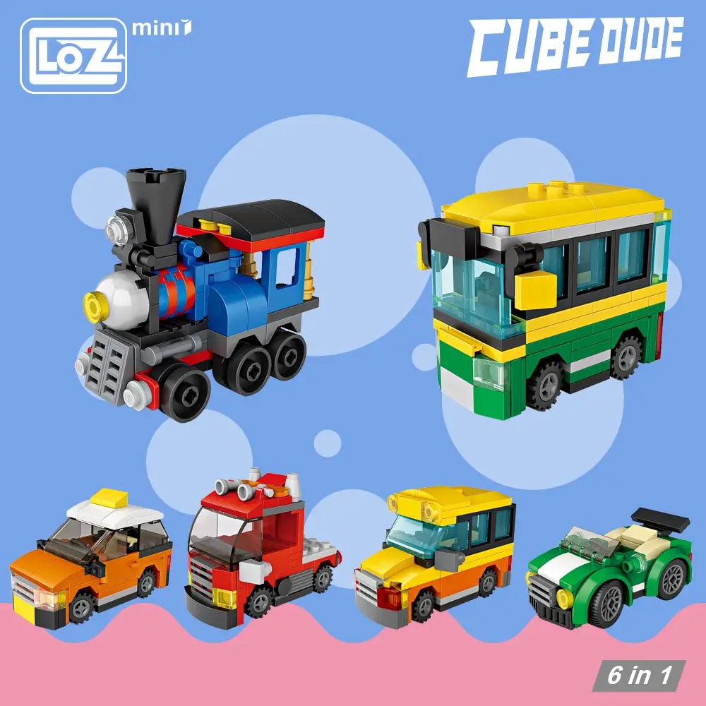 LOZ Car Model Beetle 2 in 1 Kids Puzzle Mini Block Brick Toy w/Box 