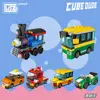 LOZ Mini bloques de huevos de bloques de construcción de modelo de coche de ladrillo juguetes para niños tren deportes coche, Taxi, autobús camión juego de ensamblaje para niños 4009 ► Foto 1/6