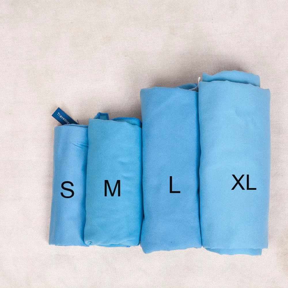 Спортивное дорожное полотенце Zipsoft пляжные полотенца банное из микрофибры для