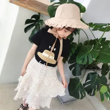 

Summer Vacation Gift Good Quality Baby Girls Toddler Solid Color Ruffle Bucket Hats Reversible Sun Headwear Baby Caps