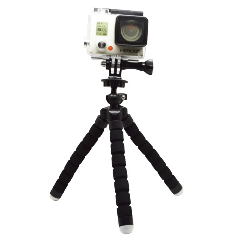 SHOOT Gopro Mount Bracket Gopro Tripod Stand Holder Flexible Octopus