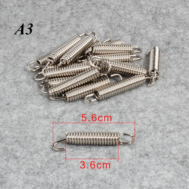 2 шт Универсальная выхлопная система мотоцикла пружины полностью вращающиеся пружины из нержавеющей стали крючки