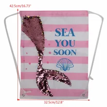 THINKTHENDO дорожная сумка для покупок с блестками Повседневная сумка рюкзак женская школьная пляжная Новая мода 32,5x42,5 см