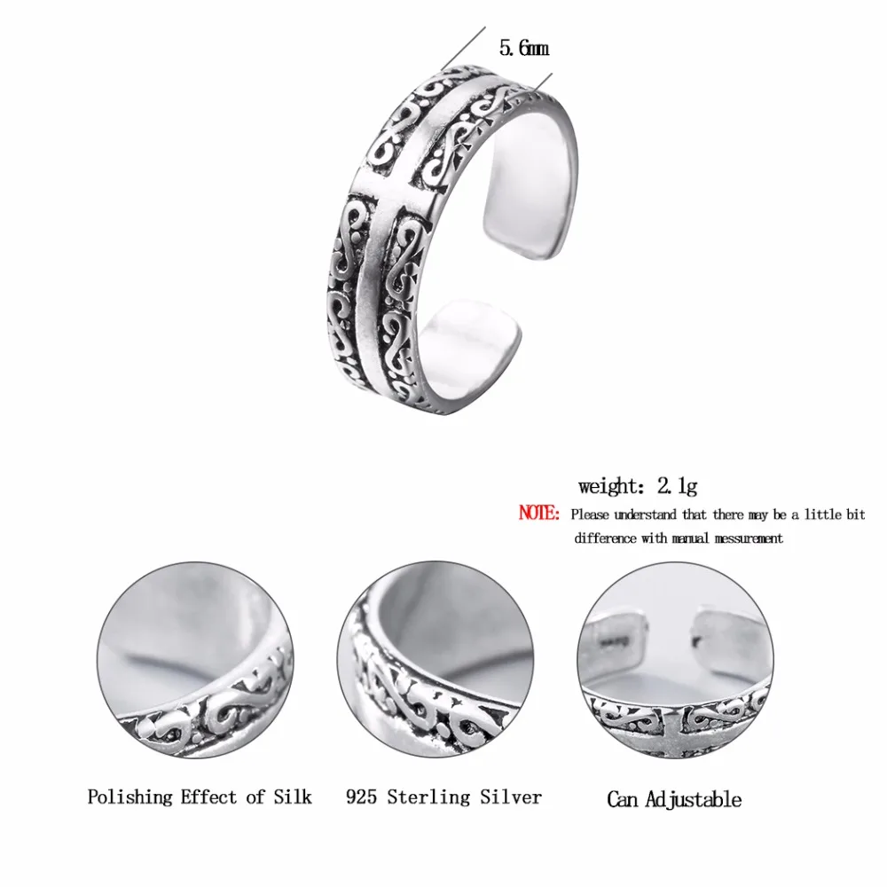 Женское кольцо на санскрите Chandler серебристое с санскритом|bague en argent|anel de prataring ring |