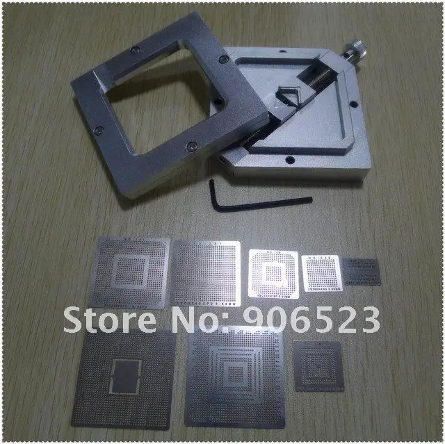 New BGA universal reball station holder jig with 8pcs XBOX PS3 CPU GPU