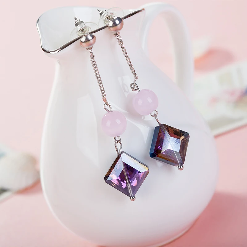 Buy Trendy Square Crystal Stud Earrings Classic