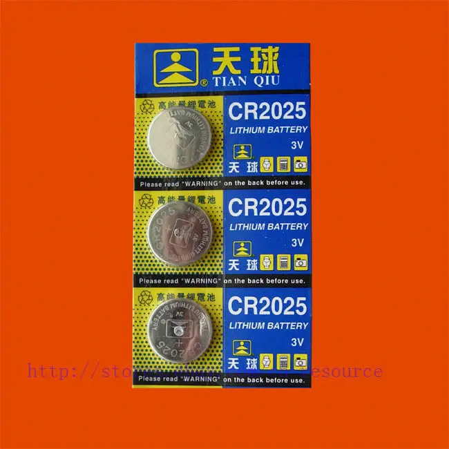 

3 X TIANQIU CR2025 BR2025 2025 3V LITHIUM BATTERIES