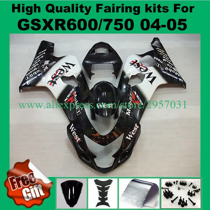 2005 gsxr600 fairings