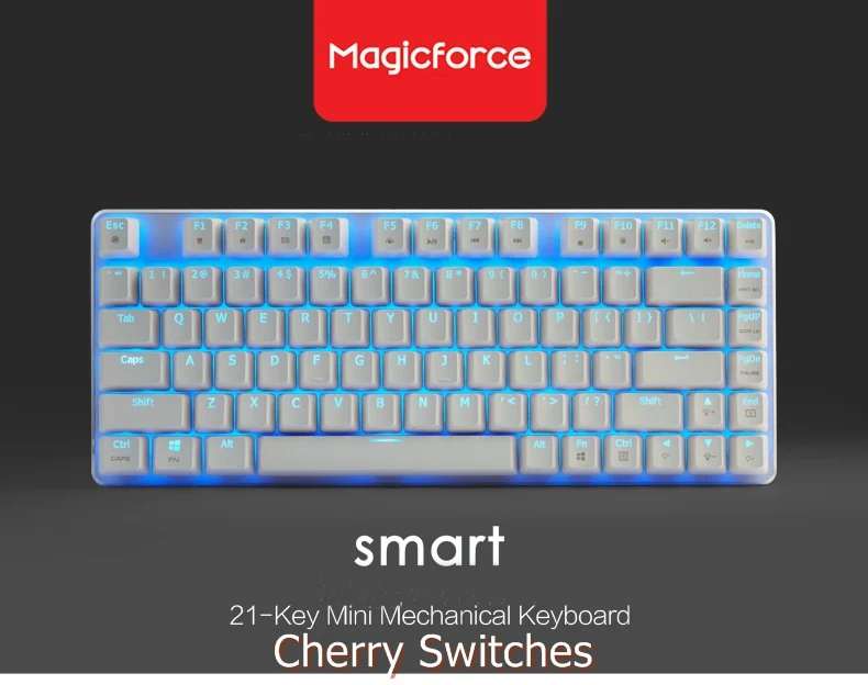 Проводная USB клавиатура Magicforce с 82 клавишами эргономичная Механическая игровая