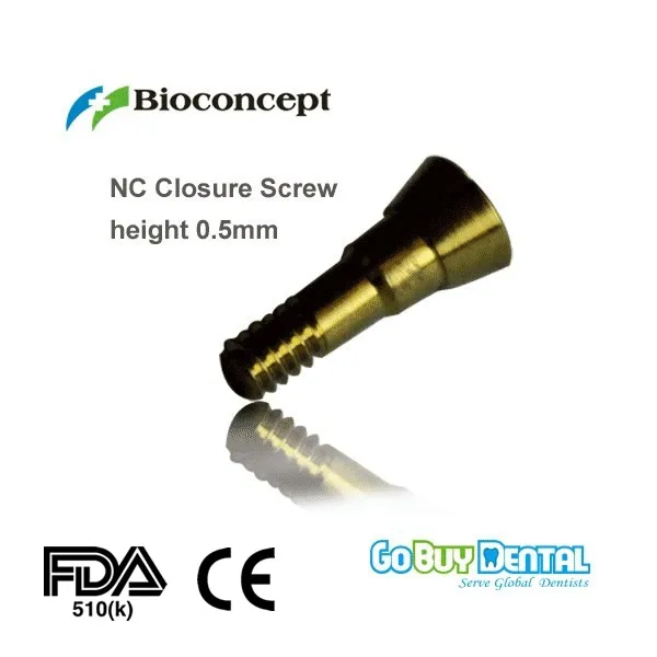 

Straumann Compatible Dental Implants NC Closure Screw, height 0.5mm (121020)