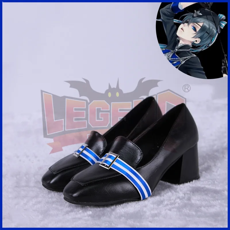 Black Butler Ciel Phantomhive Shoes Cosplay Aniplex Ver Shoes Black Shoes Custom Made Shoes Aliexpress