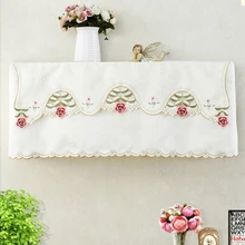 Чехол для защиты от пыли с вышивкой мультяшной обезьяны, животных, цветов, кондиционера, подвесной чехол для очистки воздуха, 1 шт