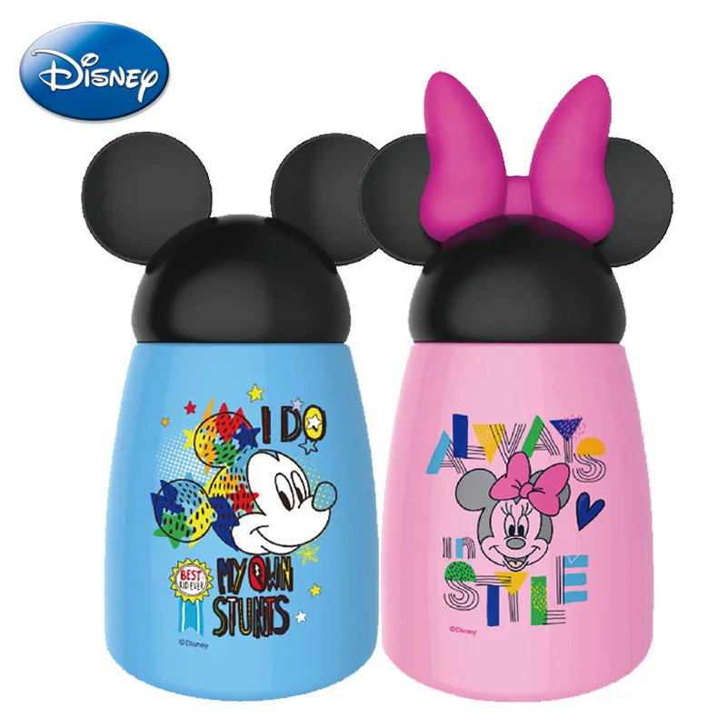 Disney couleur exquise Minnie Mickey Mouse tasse 304 austénitique acier inoxydable personnalité créative tasse bouteille tasses 300 ml
