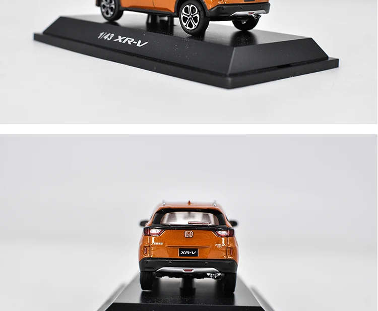 Оригинальная фабричная 1:43 HONDA XRV оранжевая игрушечная машинка из сплава, игрушки для детей, литая под давлением модель автомобиля, подарок на день рождения