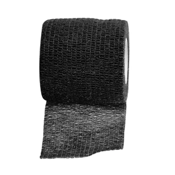 

2Pcs Disposable 5cm Wide Cohesive Tattoo Grip Cover Wrap, Self Grip Roll Elastic Bandage Handle Grip Tube Tape - White