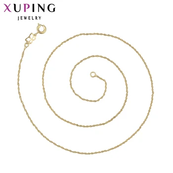 

Xuping Fashion Necklace Popular Style Gold Color Plated Necklace For Women Long Necklace Jewelry S13.1- 41915