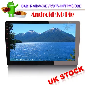 

Detachable 1 Din 10.1" Car Stereo Android 9.0 Autoradio Bluetooth GPS Sat Nav DAB+4G WiFi Radio RDS OBD DVR