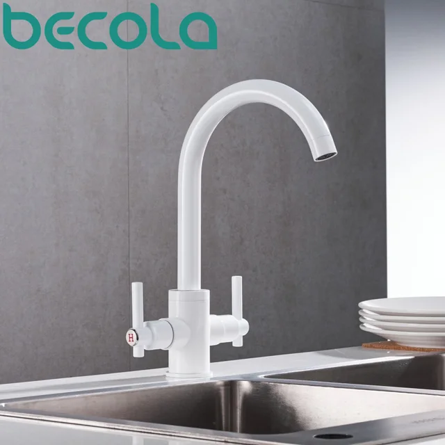 US $48.58 15% OFF|Becola neue design swivel auslauf küche wasserhahn mode schwarz weiß chrom stil waschbecken mischbatterie gebürstet nickel B 3069 ... US $48.58 15% OFF|Becola neue design swivel auslauf küche wasserhahn mode schwarz weiß chrom stil waschbecken mischbatterie gebürstet nickel B 3069 ...