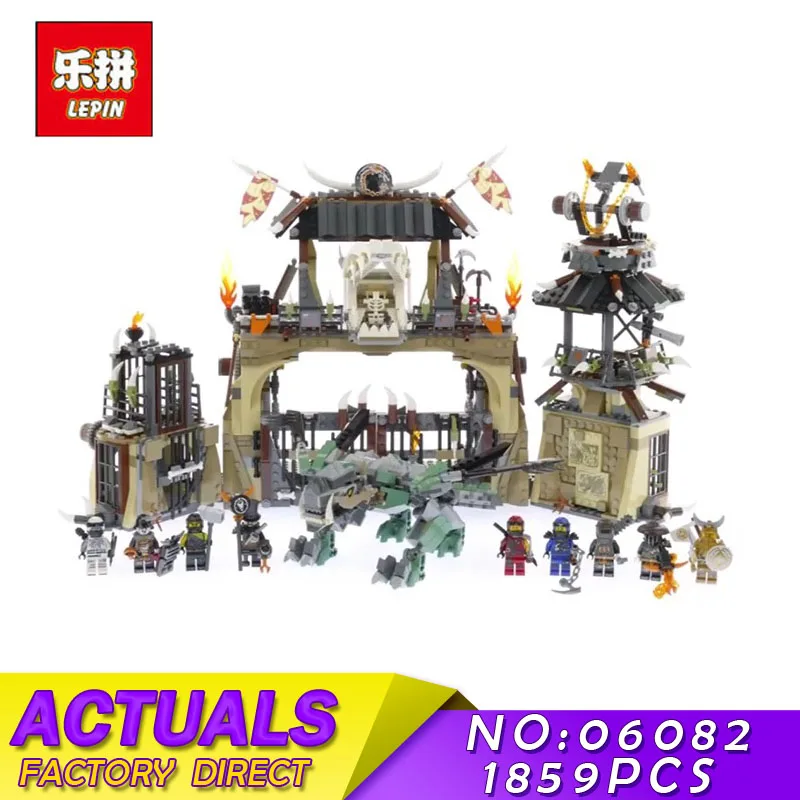 

Lepin Ninjago 06082 Dragon Pit Set Compatible Legoing Ninjago Series 70655 Building Blocks Bricks Kids Toy Collectable Toy Gift