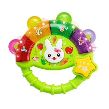 

Baby Rattles toy Intelligence Grasping Gums Plastic Hand Bell Rattle Funny Educational Mobiles Toys for Birthday Gifts