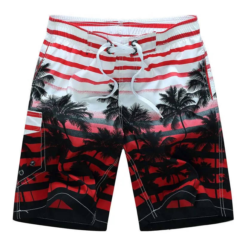 Большие размеры 3XL мужские шорты для серфинга летние спортивные пляжные шорты De Bain Homme Бермуды для серфинга кототкое быстросохнущее бордшорты - Цвет: Красный