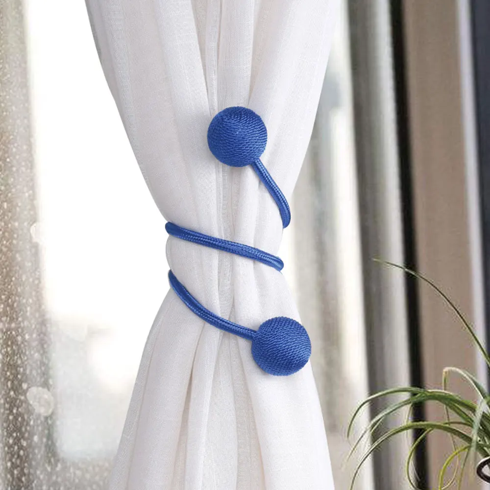 

2PCS Arbitrary Shape Strong Curtain Tiebacks Creative Curtain Straps Tied Rope Holdback Curtain Rods Home Accessoires