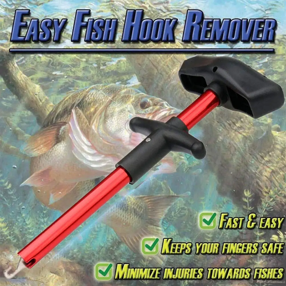 T Type Fish Hook Puller Remover Fishing Minimizing Injuries Tools