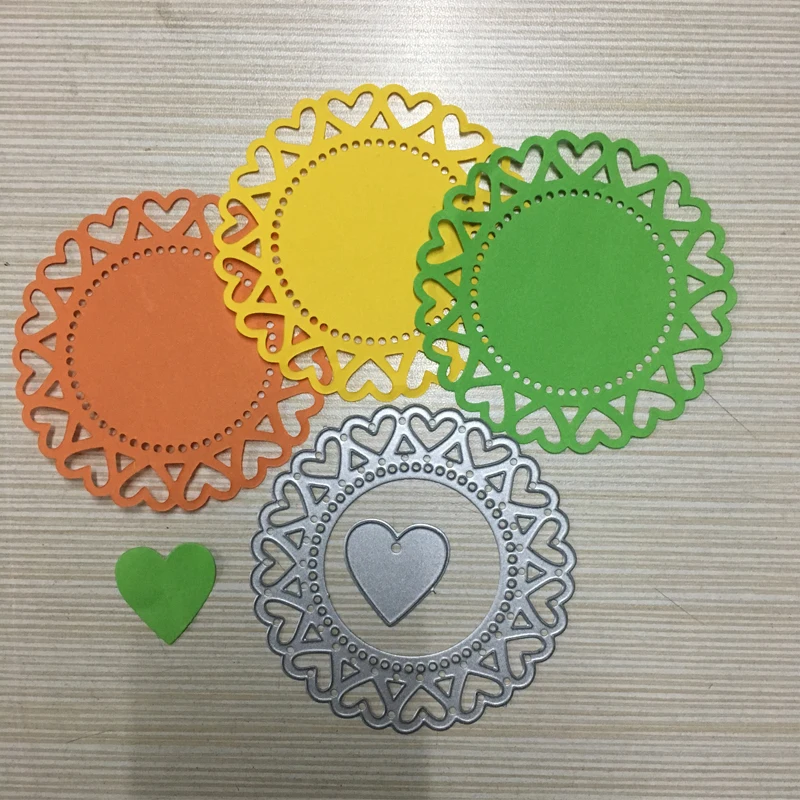 

Circle lace Craft metal cutting dies cut die Beautiful lace mold Scrapbook paper craft knife mould blade punch stencils die