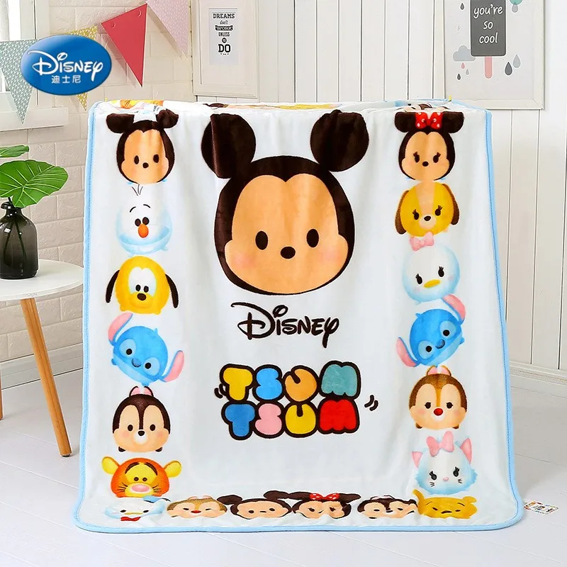 

Disney Cartoon TSUM Plush Blanket 100x140CM Coral Fleece Baby Kids Home Decor Soft Warm Blanket in one Bag Children Birtday Gift