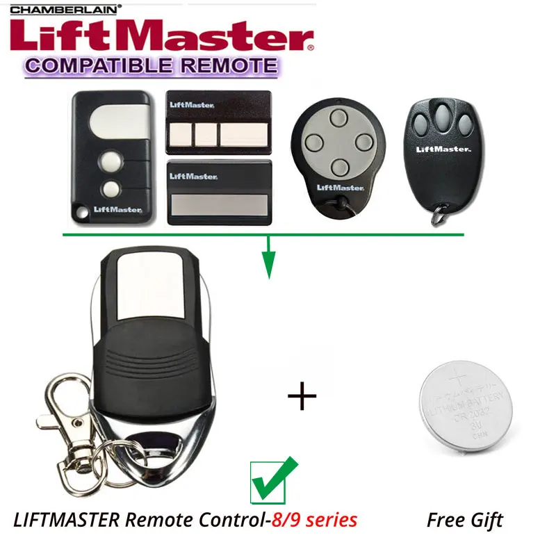 

Wholesale 100pcs LIFTMASTER 94335E 84335E Replacement Garage Gate Rolling Code Remote Control
