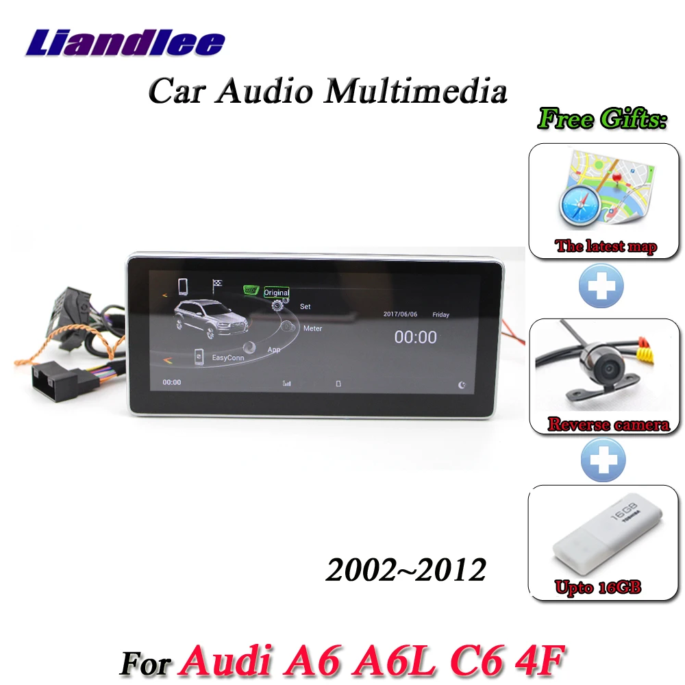 Perfect Liandlee For Audi A6 A6L C6 4F 2002~2012 Android Original System Radio GPS Map Navi Navigation Screen Multimedia NO DVD Player 1