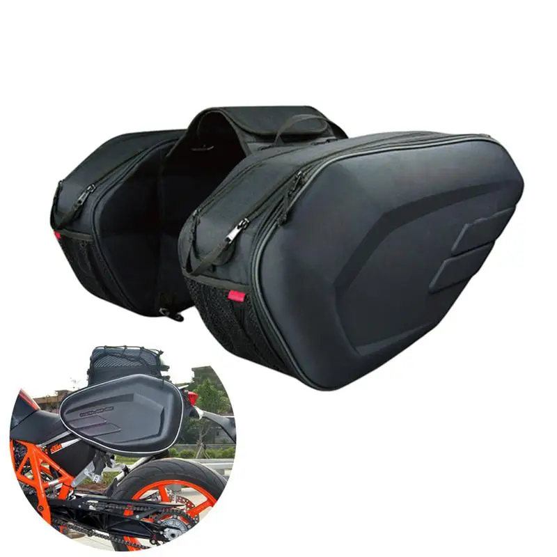 

VORCOOL 1 Pc Motorcycle Oxford Saddle Bag Waterproof Sturdy Structure Large-space Cool Storage Box for Motorcyclists
