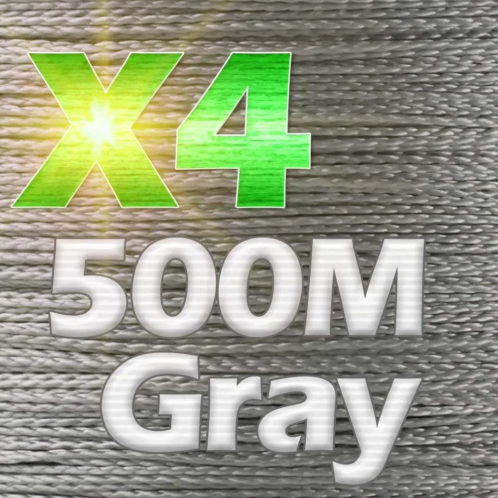X4-500M-Gray JOSBY 300 м 500 м 1000 м 4 нити 8 нитей многоцветная ПЭ плетеная проволока многофиламентная супер сильная леска Новинка - Цвет: X4-500M-Gray