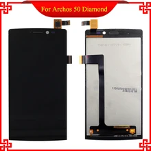 Full original Quality replacement for Archos 50 Diamond LCD display touch screen assembly With Frame Free Tools