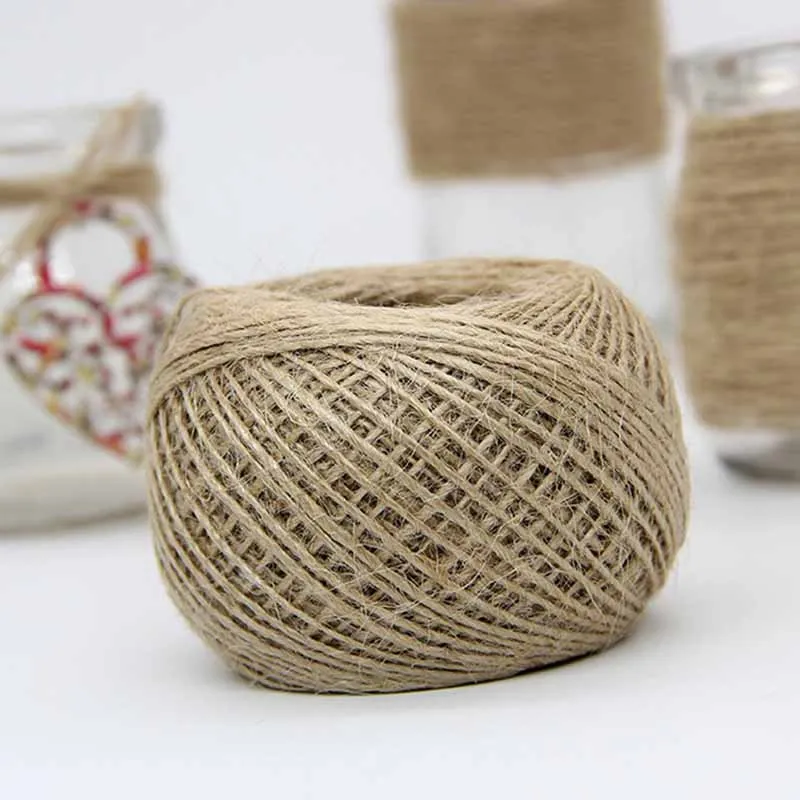 1 Roll 100 Meters Natural Eco friendly Hemp Ropes 1mm Thickness