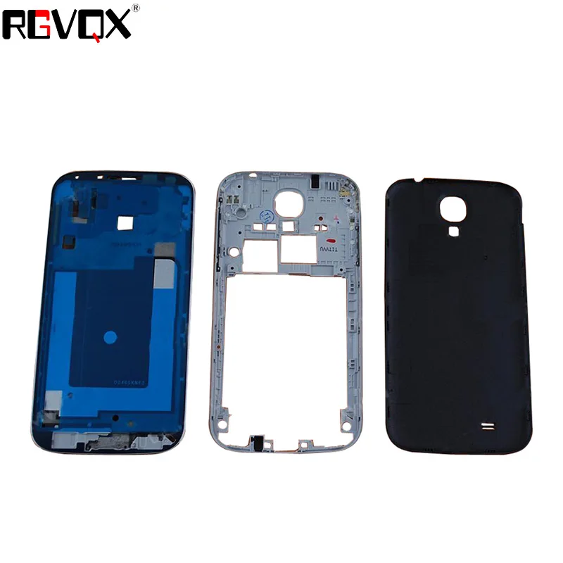 Новый полный верх + средняя рамка крышка батареи для SAMSUNG Galaxy S4 I9500 корпус Высокое