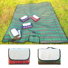 Портативный Открытый Пляж пикника складной подстилка для кемпинга многопользовательский водонепроницаемый спальный походный коврик влагостойкий плед одеяло
