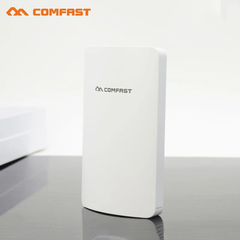 

6PCS Comfast mini outdoor wireless cpe 300Mbps wifi extender repeater network bridge with 48V POE adaptor repetidor wi-fi router