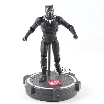 

The Avengers Captain America Illuminati Black Panther PVC Action Figure Collectible Model Toy 17.5cm KT4771