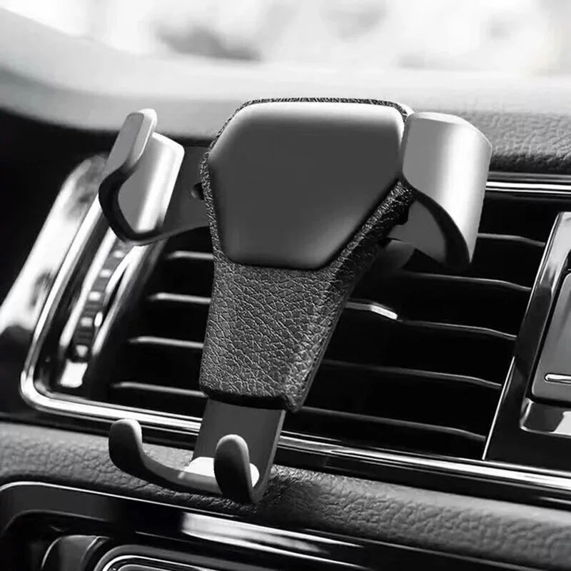 

Universal Car Cellphone Gravity GPS Holder Auto Air Vent Install Mount Clip Multi-Angle Turning Bracket For Iphone X XR XS Max