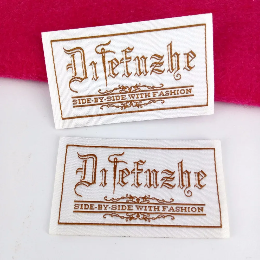ZeQi Garment tags woven labels customize main label washable polyester 1000pcs/lot free shipping | Дом и сад