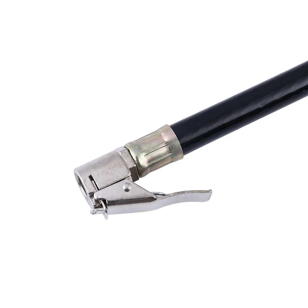 Flexible Automobile Car Truck Clip-on Air Tyre Tire Chuck Inflator Rubber Hose