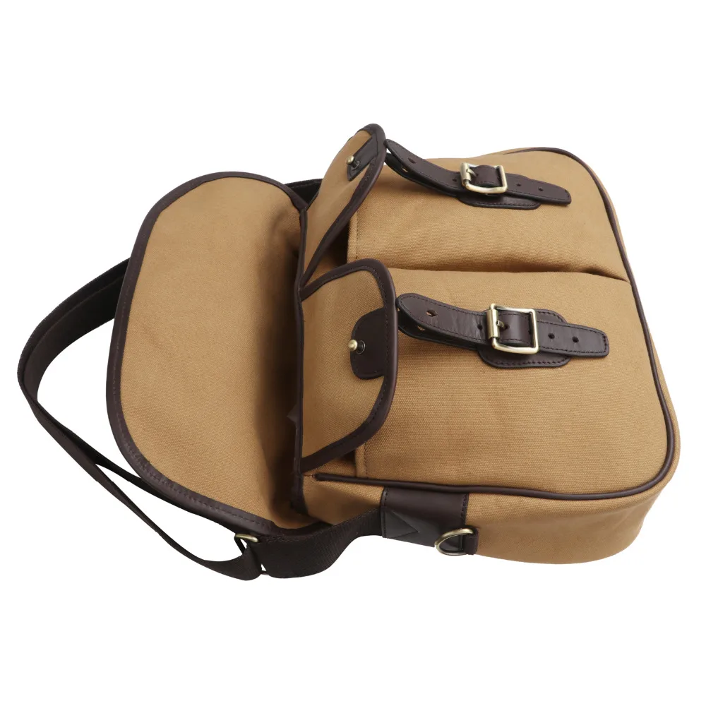 Tourbon сумка для хранения в ретро стиле, винтажная Высококачественная холщовая кожаная сумка для рыбалки, игры, спорта, скалолазания, путешествий