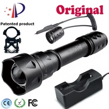 UniqueFire IR 850nm Flashlight UF-T20 3 Modes Zoomable Flashlight For 1×18650 Rechargeable Battery, Torche Lantern Free Shipping